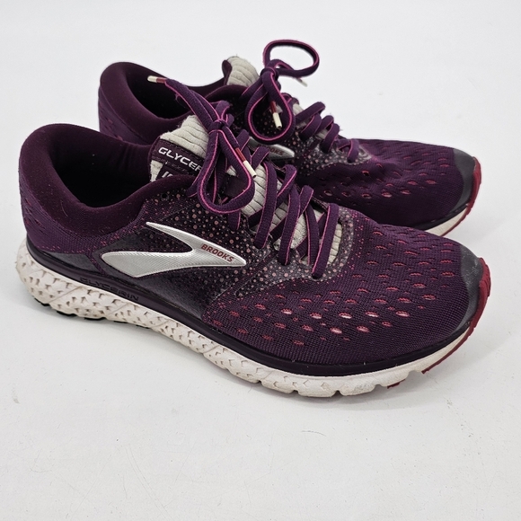 Brooks Shoes - Brooks Glycerin 16 Women's Size 8.5 B (Medium) Running Shoes Purple Plum